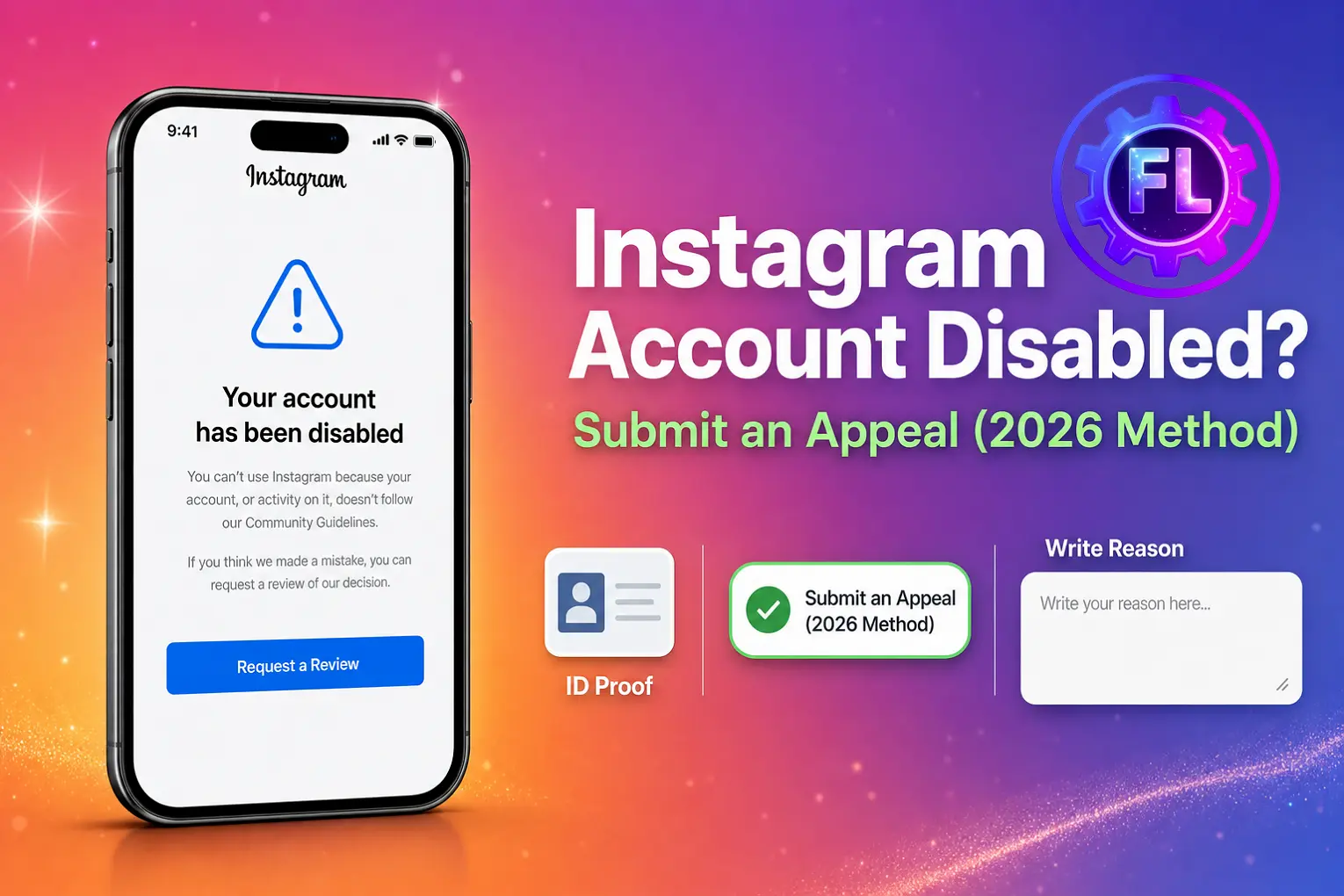 Instagram account disabled appeal 2026 method step by step guide request review.